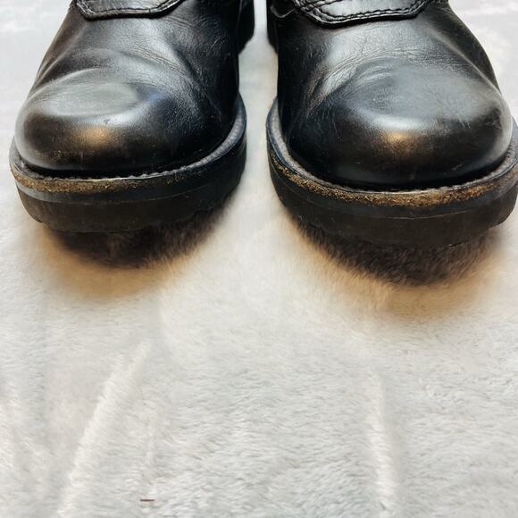 Stonefly Gore-Tex Combat Boots Womens EUR 37 US 6.5 Black Leather Lace Up Hi Top - Picture 2 of 9